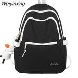 Weiyinxing Female Mochila Large Capacity Fashion College Student Backpack Girl Travel Bag Women School Bag Men Laptop Backpacks Bookbag