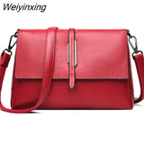 Weiyinxing Genuine Leather Handbags Women's Bag Designer Cowhide Crossbody Bags Fashion Women Shoulder Bag High Quality Ladies Totes