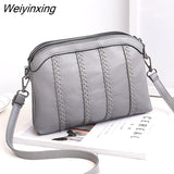 Weiyinxing Brand Women's Bag 2023 Trend Pu Leather Women Single-Shoulder Messenger Bag Fashion Designer Crossbody Purse Bag Bolsos