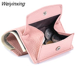 Weiyinxing Women Genuine Leather Purses Female Small Cowhide Wallets Lady Coin Bag Card Holder Large Capacity Money Bag Portable Clutch