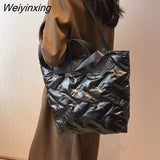 Weiyinxing Mantang Winter Big Cloth Totes Bag for Women 2023 Trend Design Shoulder SiDe Bag Female Crossbody Shopping Handbags