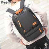 Weiyinxing Business Men Computer Backpack Light 15 inch Laptop Bag 2023 Waterproof Oxford cloth Lady Anti-theft Travel Backpack Gray