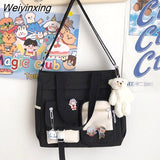 Weiyinxing Waterproof Back Pack Women Cute Large-capacity Crossbody Bags Portable Travel Bag Female Small Badge Сумка-мессенджер