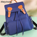 Weiyinxing Backpack Women Backpack Solid Color Women Shoulder Bag Fashion School Bag For Teenage Girl Children School Backpacks Female