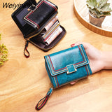 Weiyinxing Women Wallet Coin Pocket 2023 New Hasp Zipper Small Purse Cards Holders Luxury Brand Coin Purse Designer Purse Textured Wallet