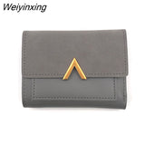 Weiyinxing Leather Women Wallets Hasp Lady Moneybags Zipper Coin Purse Woman Envelope Wallet Money Cards ID Holder Bags Purses Pocket