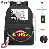 Weiyinxing School Bag My Hero Academia Tomura Shigaraki Dabi Todoroki Izuku Midorya Katsuki Bakugo Girls Backpack BNHA Boku No Hero