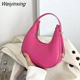 Weiyinxing Women Crocodile Pattern Underarm Bag Versatile Handbags for Women 2023 New Fashion Texture Dumpling Bag Shoulder Bag