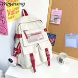 Weiyinxing Multipocket Nylon Women Backpack Female Big Waterproof Back Bag Portable School Backpack For Girl Student Schoolbag Cool