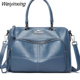 Weiyinxing Women 2023 Ladies Luxury Designer Tote Bag High Capacity Shoulder Bag Sac High Quality Leather Handbag Casual Crossbody Bags for