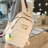 Weiyinxing Women Backpack Kawaii Bear Embroidery Japanese Harajuku Laptop Travel High Capacity School Bags Colleg Cute Schoolbag Mochila