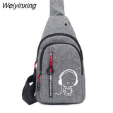 Weiyinxing Belt Pouch Nylon Chest Cross Bag Male Fanny Pack Man Waist Pack Women Luminous Multifunction Sports Bags Designer Handbag