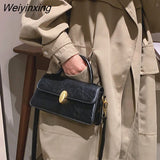 Weiyinxing Small Tote Bag 2023 Hit Spring PU Leather Crossbody Sling Bags Woman Designer Handbag Luxury Brand Shoulder Side Bag