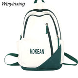 Weiyinxing Lady Waterproof College Backpack Girl Boy Nylon School Bag Men Women Laptop Backpack Fashion Female Leisure Travel Book Bag