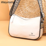 Weiyinxing Leather Bag Luxury Women's Handbags Bag for Woman 2023 Female Clutch Phone Bags Shoulder Bag Crossbody Messenger Pack