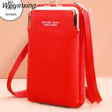 Weiyinxing Multi Functional Women Bag Touch Screen Mobile Bag Wallet Casual Fashion Outdoor One Shoulder Messenger Bags for Women 2023