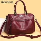 Weiyinxing Women 2023 Ladies Luxury Designer Tote Bag High Capacity Shoulder Bag Sac High Quality Leather Handbag Casual Crossbody Bags for