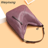 Weiyinxing Quality Rivet Leather Luxury Handbags Women Shoulder Bags Designer Crossbody Bag for Women Bag Fashion Female Messenger Bag