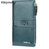 Weiyinxing Fashion Women Wallets 2023 New Long Zipper Buckle Wallet PU Leather Mobile Phone Bag High Quality Coin Purse