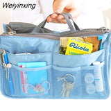 Weiyinxing Nylon Travel Desk Organizer For Cosmetics Hand Purse Large Liner Lady Box Storage Makeup Bag Cheap Bathing Bag Pouch