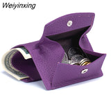 Weiyinxing Women Genuine Leather Purses Female Small Cowhide Wallets Lady Coin Bag Card Holder Large Capacity Money Bag Portable Clutch