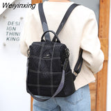 Weiyinxing New Women Soft Leather Backpacks Vintage Female Shoulder Bags Sac a Dos Casual Travel Ladies Bagpack Mochilas School Bags