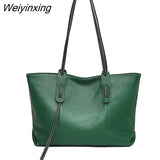 Weiyinxing Brand Women Shoulder Bag 100% Genuine Leather Handbags High Quality Cowhide Female Messenger Bag Fashion Ladies Totes Sac