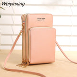 Weiyinxing Multi Functional Women Bag Touch Screen Mobile Bag Wallet Casual Fashion Outdoor One Shoulder Messenger Bags for Women 2023