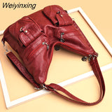 Weiyinxing Famous Brand Women Shoulder Tote bag Fashion High Quality Woman Messenger Bag Luxury Soft Leather Handbags Women's Bags