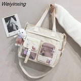 Weiyinxing Waterproof Back Pack Women Cute Large-capacity Crossbody Bags Portable Travel Bag Female Small Badge Сумка-мессенджер