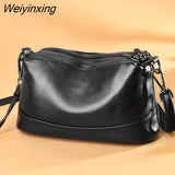 Weiyinxing Fashion Women Genuine Leather Handbags Women's bags Designer Female Shoulder Bags Luxury Brand Cowhide Ladies Messenger Bag