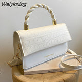 Weiyinxing Bags for Women 2023 New Luxury Handbags Casual Stone Prints Ladies Shoulder Bag Designer Quality Tote Crossbody Female Bag