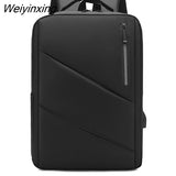 Weiyinxing Bag Men Laptop Rucksack Travel Backpack Women Large Capacity Business USB Charge College Student School Shoulder Bags