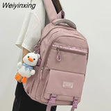 Weiyinxing Girl High Capacity Laptop Backpack Trendy Women Cute Leisure SchoolBag Female Book Bag Fashion Ladies Travel College Packet