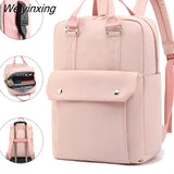 Weiyinxing Women Travel Backpack Water Repellent Anti-Theft Stylish Casual Daypack Bag with Luggage Strap & USB Charging Port Backpack