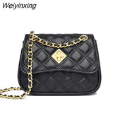 Weiyinxing Leather Bag For Women Luxury Brand Small Ladies Handbag High Quality Natural Cowskin Female Shoulder Crossbody Bags Tote