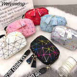 Weiyinxing Mini Zipper Crossbody Bags for Women 2023 PU Leather Shoulder Messenger Bag for Girl Handbag Ladies Small Phone Purse