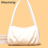 Weiyinxing Women's Genuine Leather Bag High Quality Soft Cow Leather Shoulder Crossbody Bags For Women 2023 Luxury Brand Female Handbag Sac