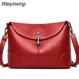 Weiyinxing High Quality Lady bags Designers Women Messenger Bags High capacity Females Leather Crossbody Shoulder Bag Handbag Satchel