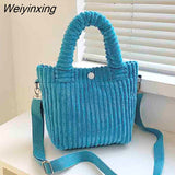 Weiyinxing Women's Bag Autumn Winter New Soft Handbags Cute Totes Fashion Casual Female Crossbody Shoulder Tote Bags for Women