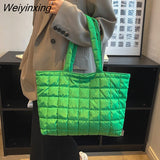 Weiyinxing Women's Tote Bags Simple Fashion Underarm Bags Handbags Nylon Waterproof Solid Crossbody Large Capacity Shoulder Bags For Women