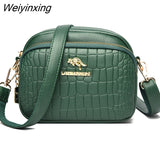 Weiyinxing Women Wallet HandBags New Vintage Crossbody Cowhide Cell Phone Shoulder Bag Genuine Leather Messenger Bags Fashion Daily Use For