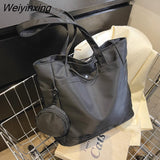 Weiyinxing Women's Shoulder Bag Fashion Designer Casual Simple Handbag for Women New Large Capacity Solid Lady Crossbody Bags Shopper