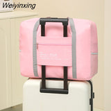 Weiyinxing Oxford Cloth Travel Bags Multi Functional Large Capacity Storage Bag Women Handbag Foldable Convenient Travel Bag