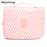 Weiyinxing Quality Women Makeup Bags Travel Cosmetic Bag Toiletries Organizer Waterproof Storage Neceser Hanging Bathroom Wash Bag
