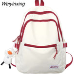 Weiyinxing Female Mochila Large Capacity Fashion College Student Backpack Girl Travel Bag Women School Bag Men Laptop Backpacks Bookbag