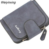 Weiyinxing Brand Wallet Women 2023 New Women's Short Wallet Korean Buckle Sanded Leather Coin Purse Mini Female Purses Carteras