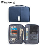 Weiyinxing Travel Wallet Family Passport Holder Creative Waterproof Document Case Organizer Travel accessories Document Bag Cardholder