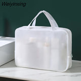 Weiyinxing Simple Cosmetic Bag Wash Bag Eva Transparent Waterproof Cosmetic Bag Multi-function Portable Travel Storage Bag