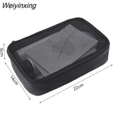 Weiyinxing Cosmetics Bag Women Makeup Organizer Travel Handbag Zipper Clear Beauty Wash Bath Toiletry Waterproof Bags Kit